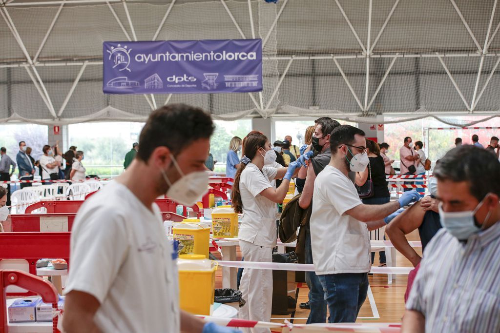 Vacunación del grupo de edad 40-49 en Lorca