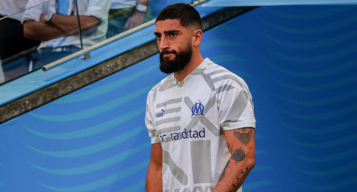 Samuel Gigot con la camiseta del Olympique de Marsella