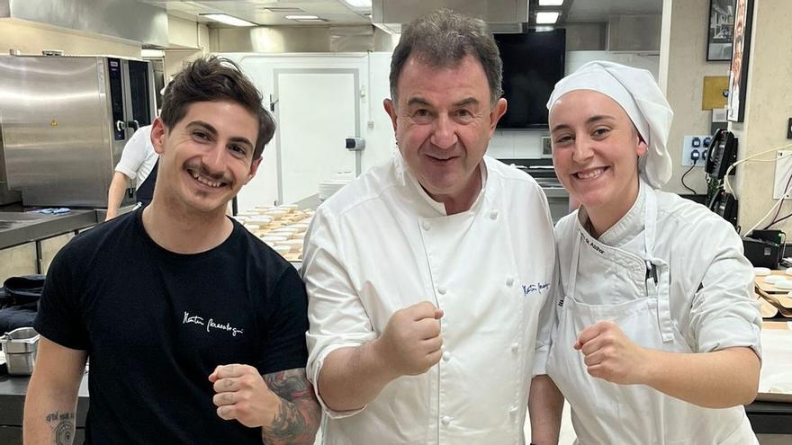 Dos futuros chefs de Castellón entran en la cocina de Martín Berasategui