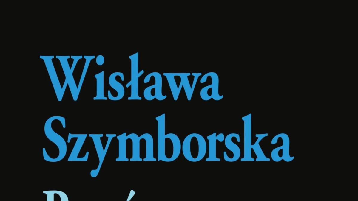 Detalle de la portada del libro con la poesía completa de Szymbrorska.