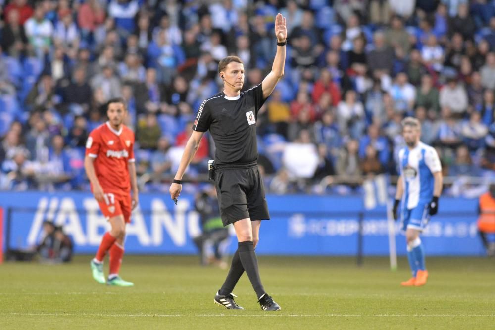 El Dépor no pasa del empate ante el Sevilla