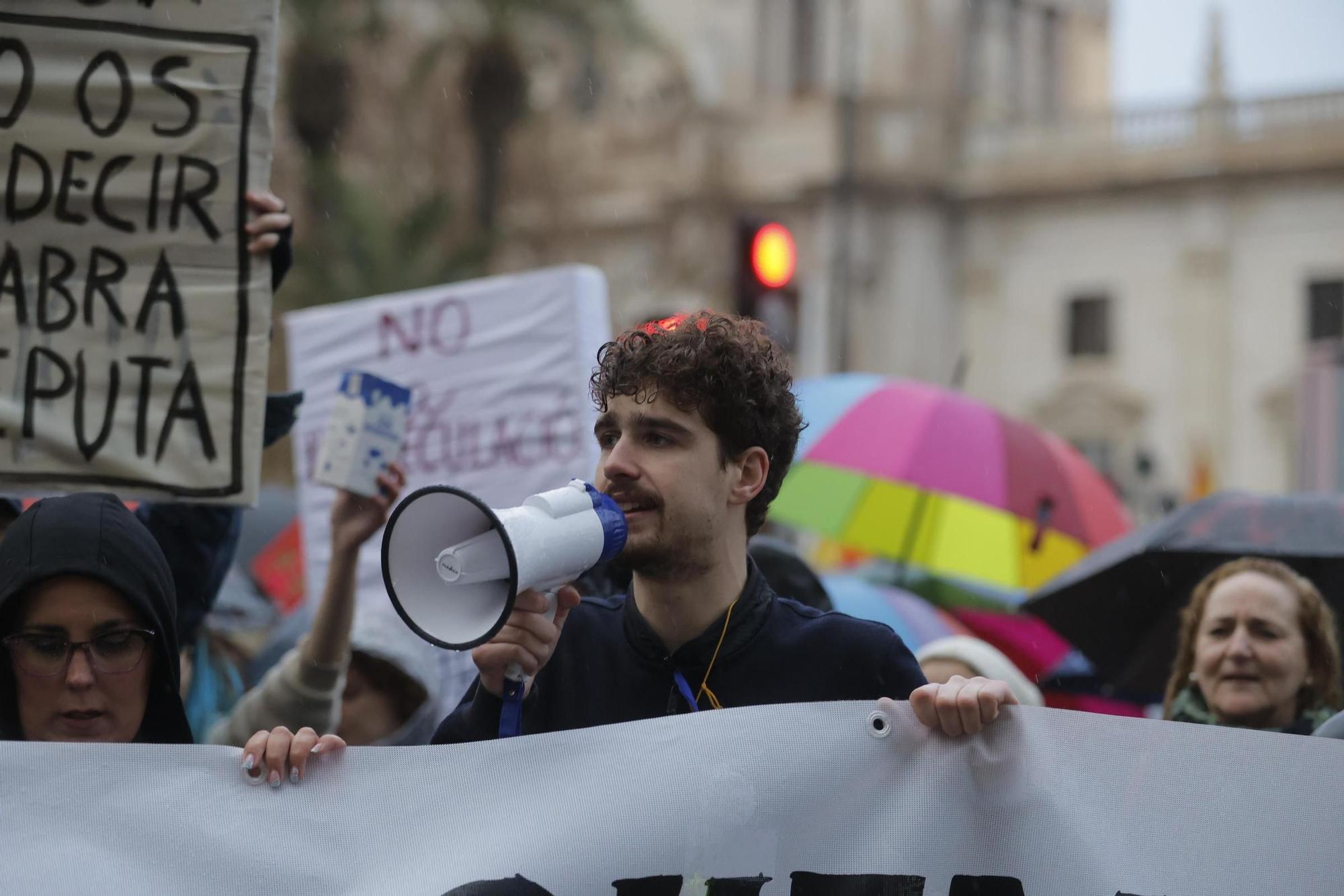 La cuarta manifestación contra Mazón por la gestión de la dana, en imágenes