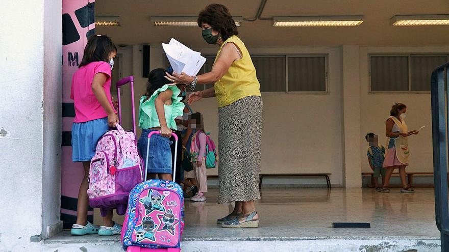 Vuelta a las aulas el pasado septiembre en un colegio de Málaga.