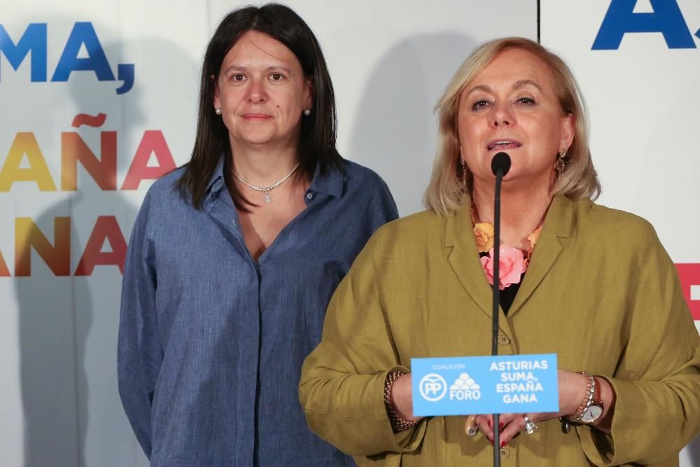 La coalición PP-Foro celebra los resultados electorales