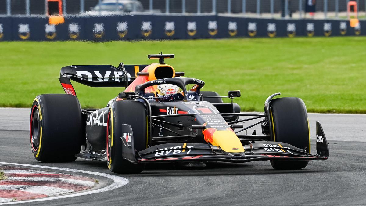 Max Verstappen, en el circuito de Montreal.