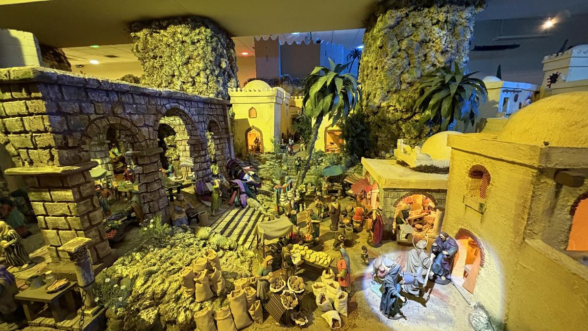 Una de las escenas del belén.