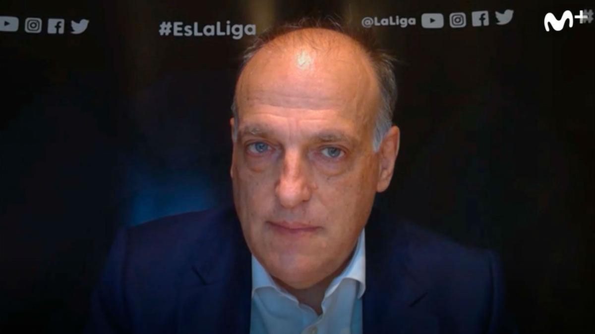 Javier Tebas: "No todos los medios de comunicación van a poder entrar a los estadios"