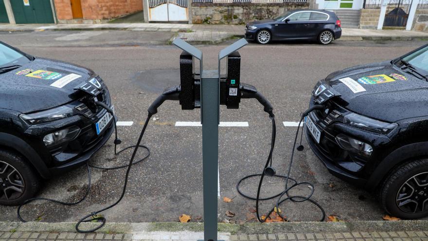 Puntos de recarga de coches eléctricos en Vilanova.