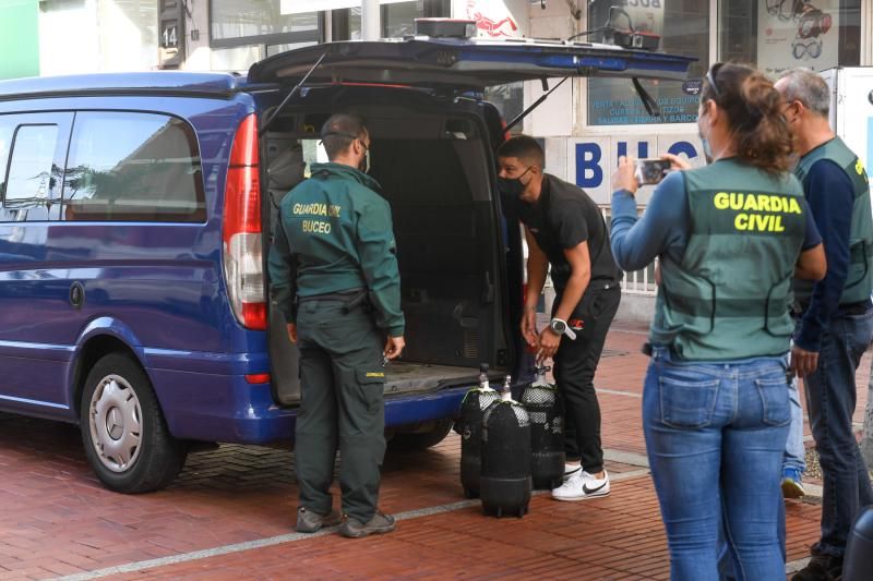 Detenido el guía de la buceadora que murió atrapada en un buque en La Luz