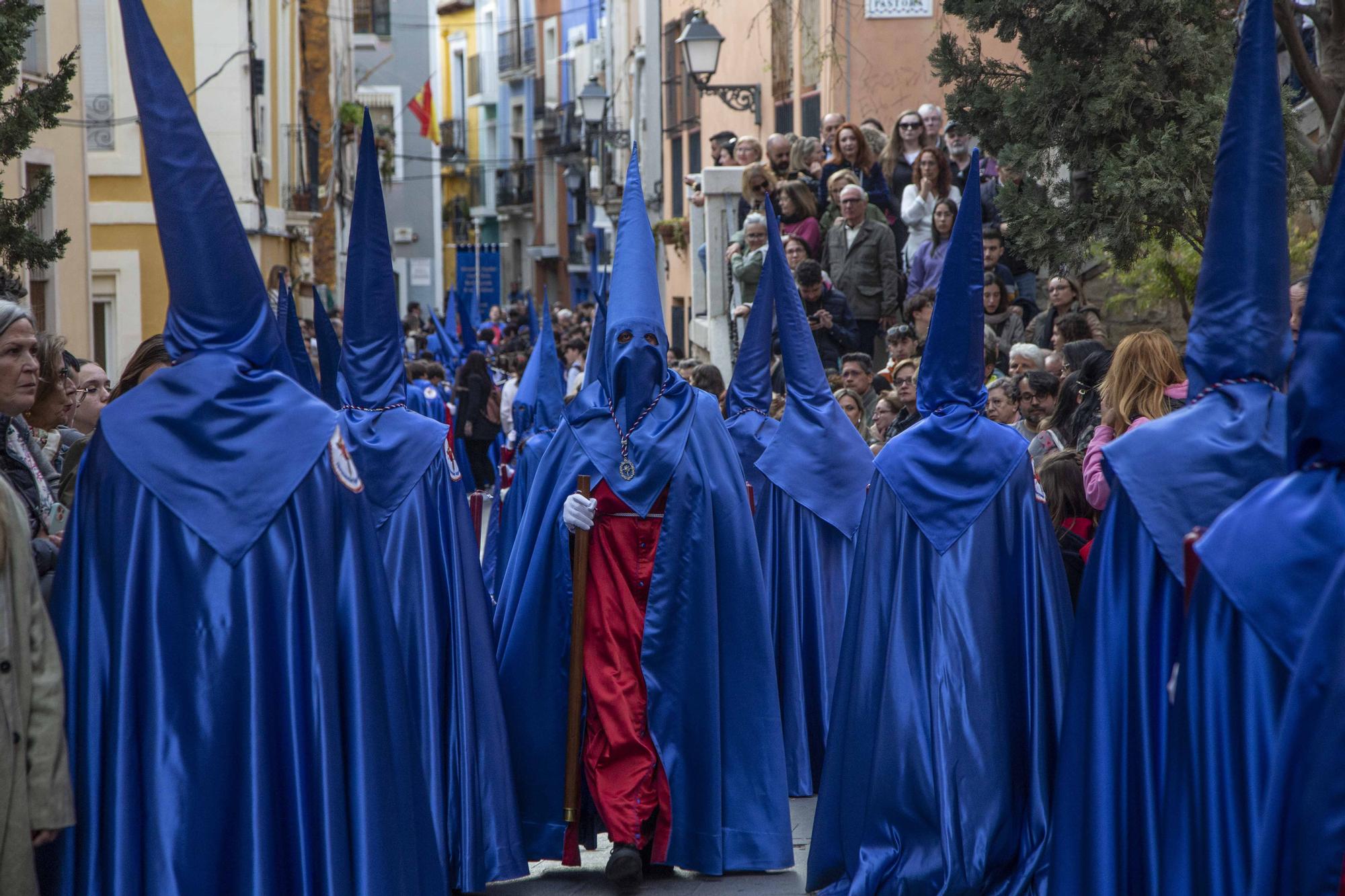 Hermandad Agustina procesiona el Lunes Santo por las calles del casco antiguo