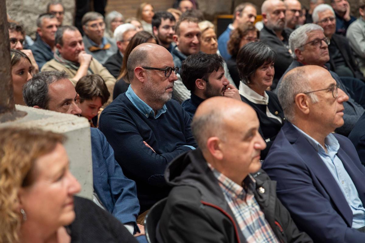 Jordi Basté va fer costat a Jordi de Planell en l'acte celebrat al Museu del Barroc