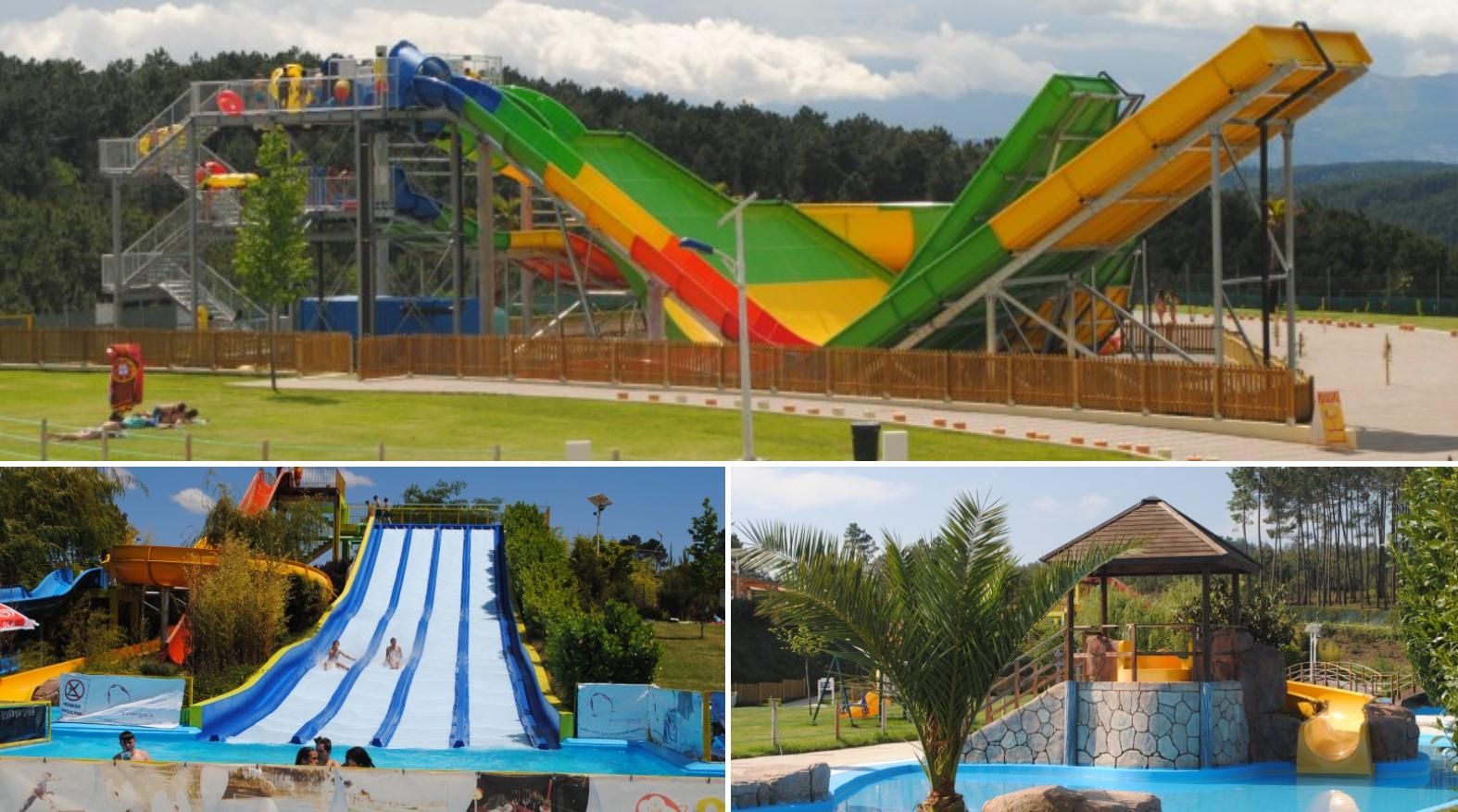 Diferentes atracciones del parque portugués.