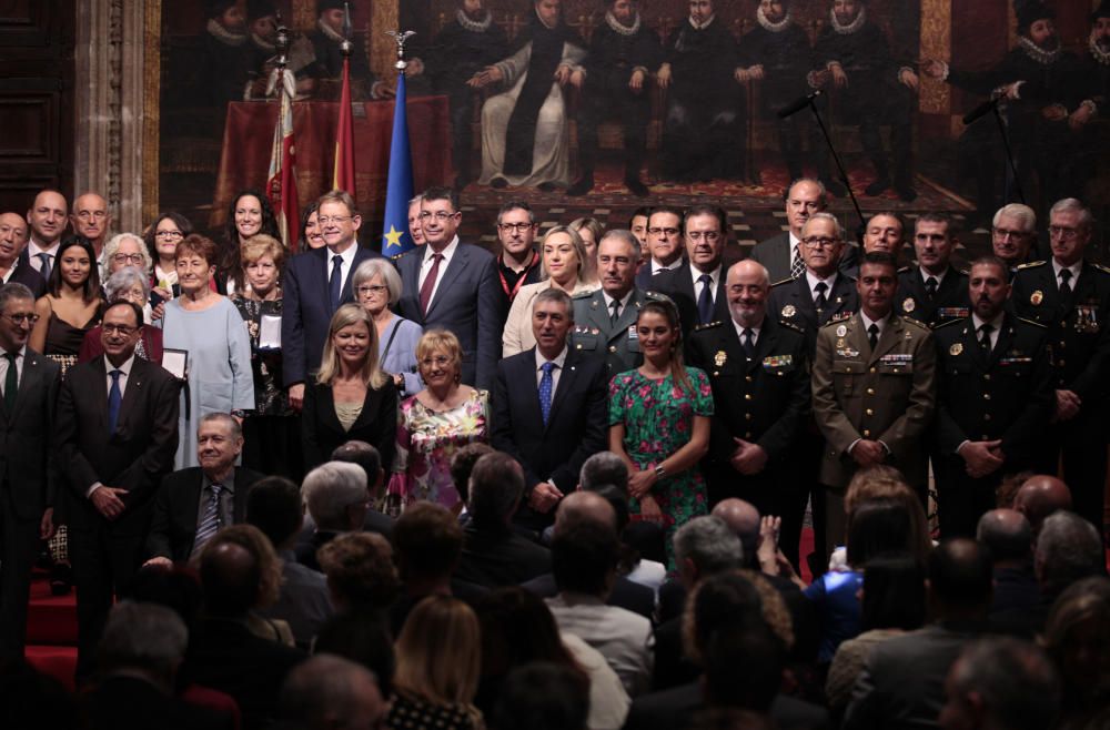 Acto institucional por el 9 d'Octubre en el Palau de la Generalitat