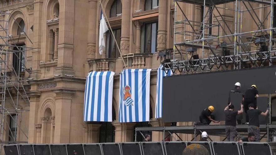 San Sebastián se prepara para vivir la final de Copa con un dispositivo especial