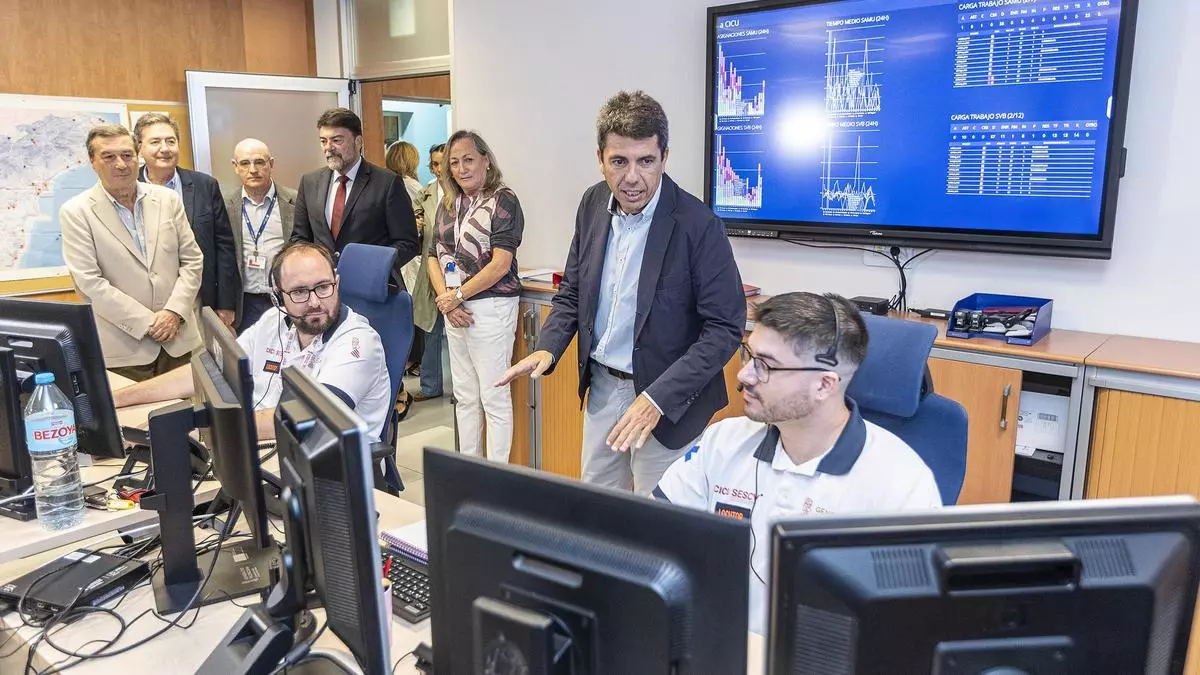 El CICU gestiona de nuevo las emergencias desde Alicante tras 2 años de centralización en València