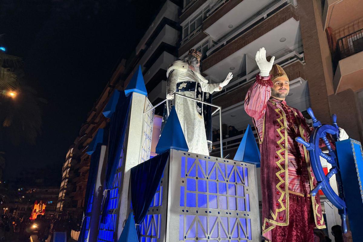 El rei Melcior a la carrossa a Lloret de Mar