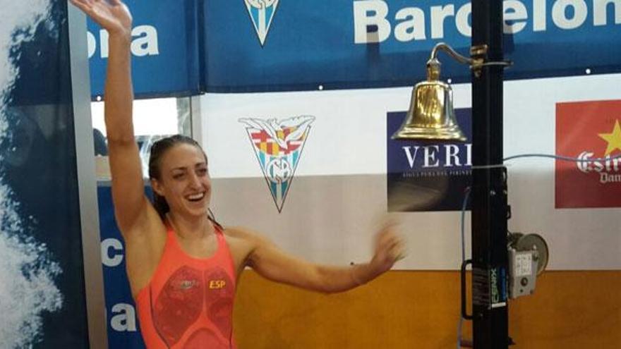 Lidón Muñoz bate el récord de España de los 50 libre