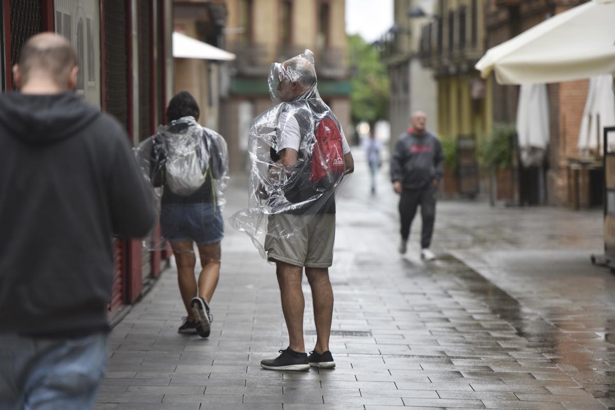 Precipitaciones en Huesca.