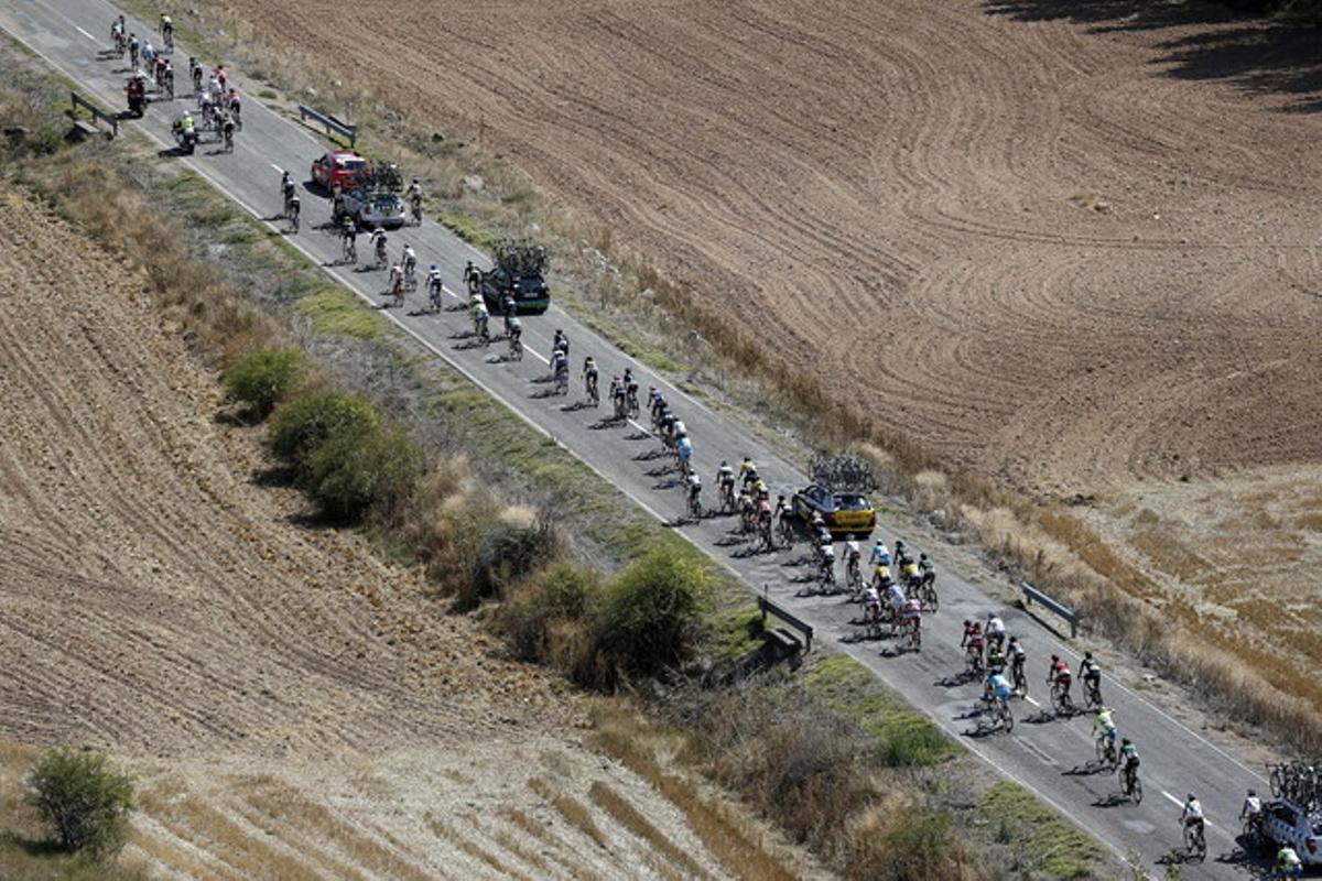 Las imágenes de la etapa de la Vuelta Las imágenes de la etapa de la Vuelta