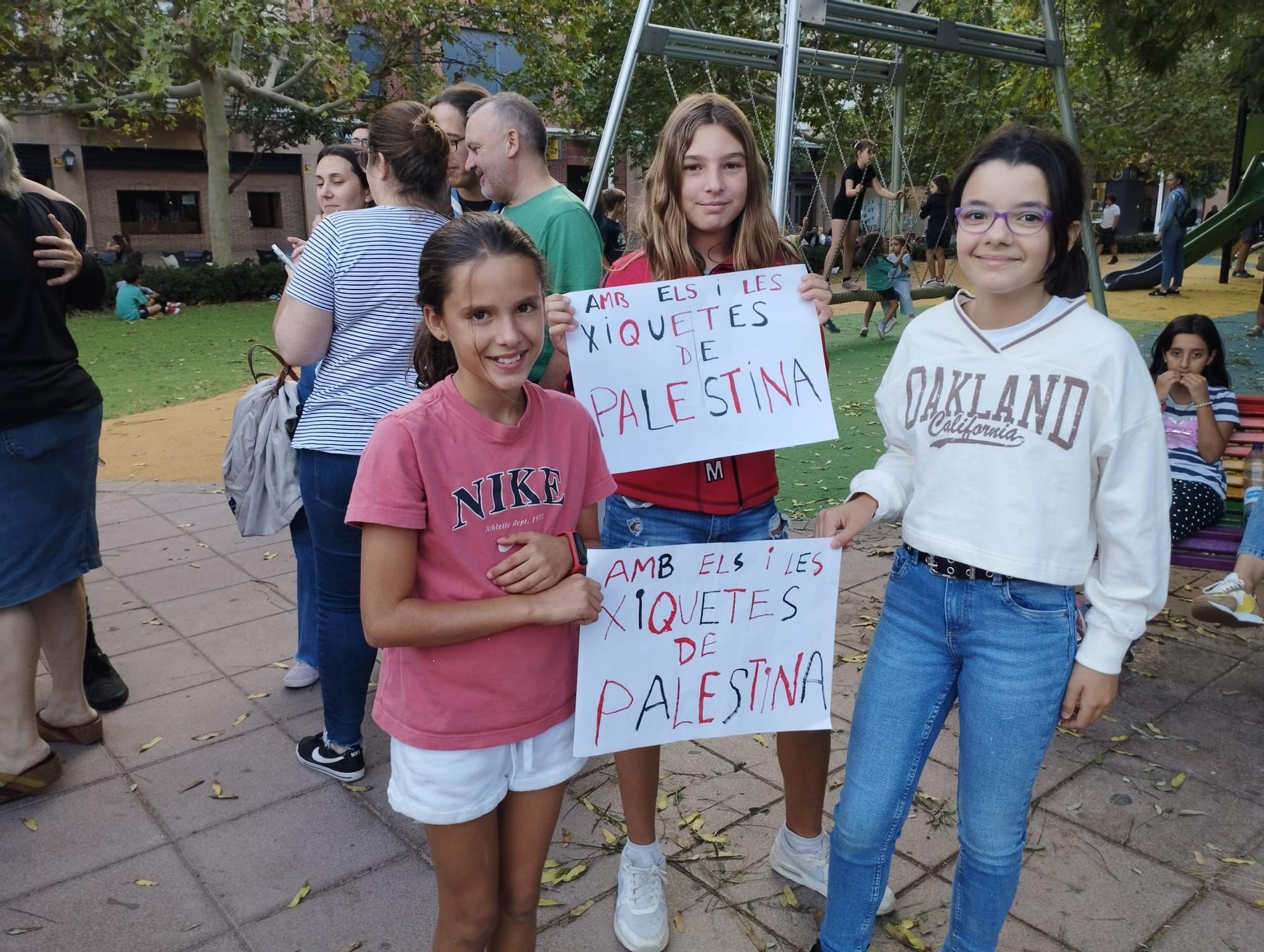 Moncada acoge una protesta contra los ataques a Gaza