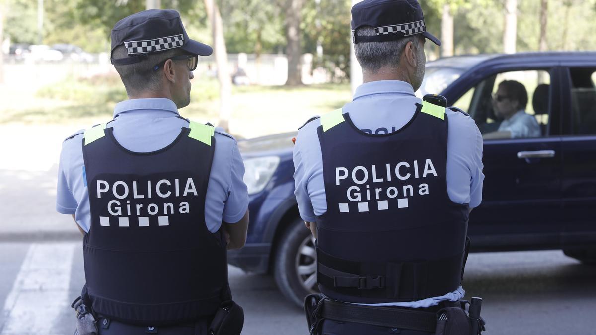 Agents de la Policia Municipal de Girona.