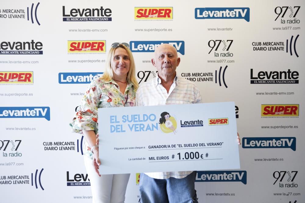 Premiados con el 'Sueldo del verano' de Levante-EMV