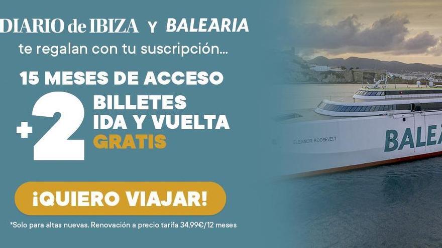 Viaja gratis con Diario de Ibiza y Baleària