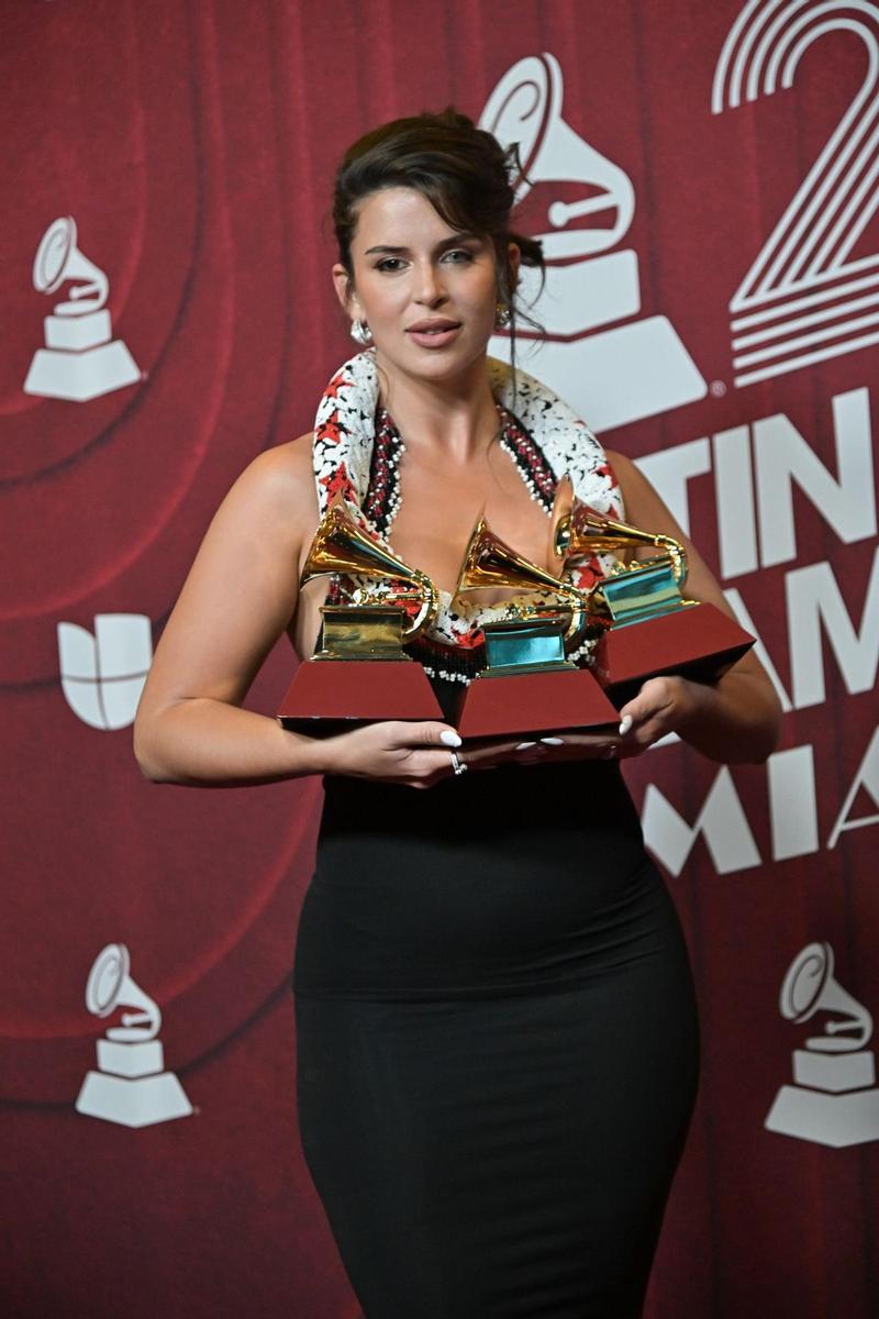 Nathy Peluso se llevó tres gramófonos