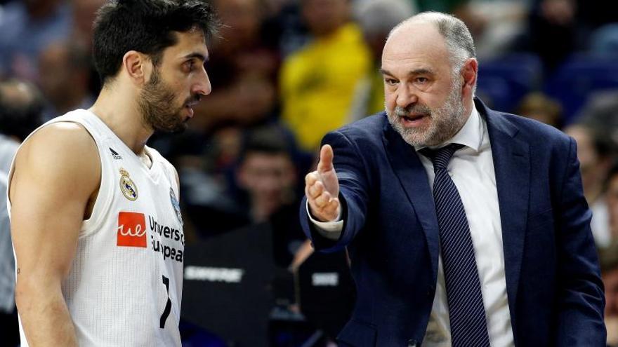 Pablo Laso, durante la final de la Copa