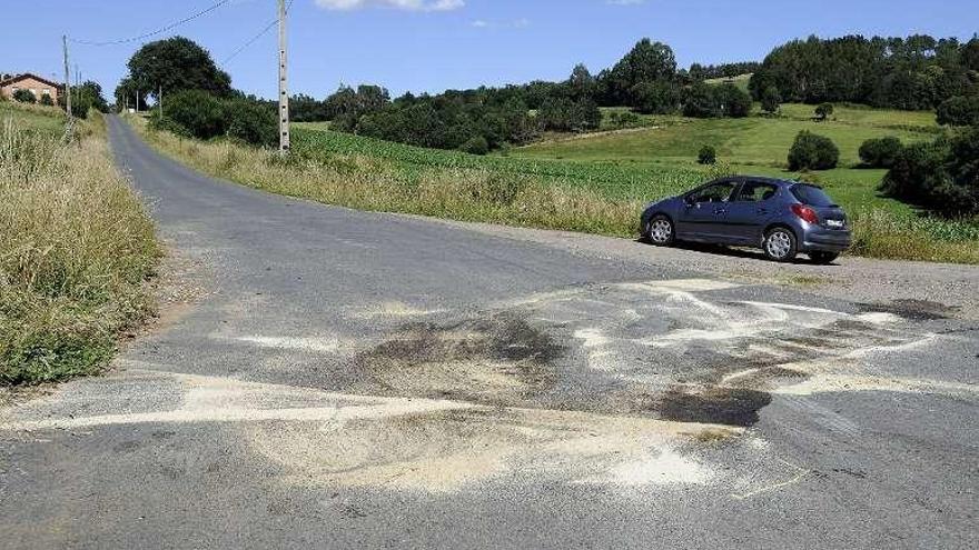 Cruce en el que tuvo lugar el accidente. // Bernabé/Javier Lalín