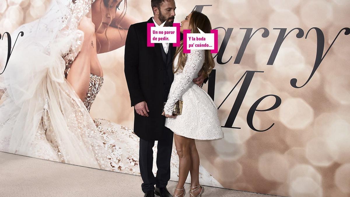 La boda de Jennifer Lopez y Ben Affleck hace un sprint: ¡llega ya!