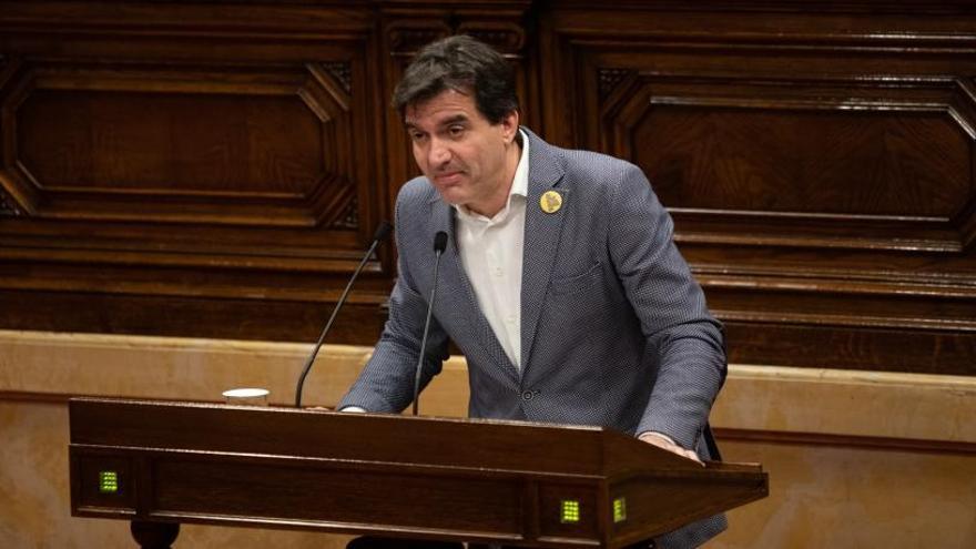 El presidente de ERC en el Parlament, Sergi Sabrià.