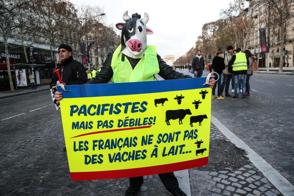 Protesta de los 'chalecos amarillos' en París