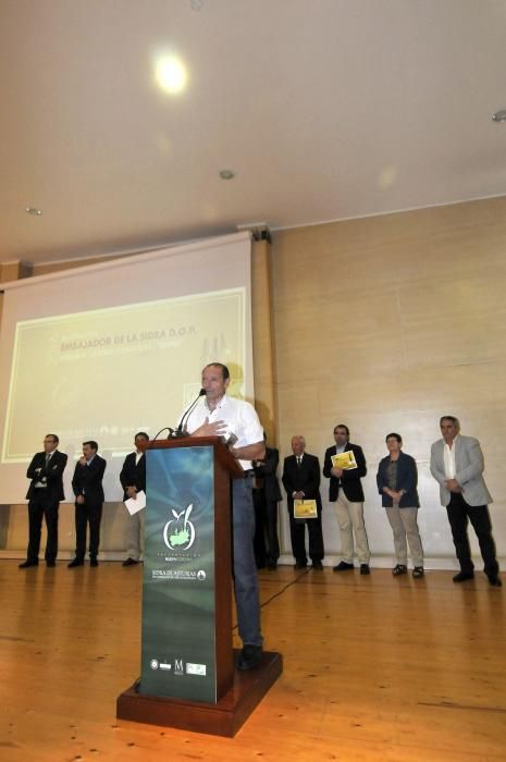 Presentación del VII Salón de la Sidra en el Recito Ferial de Santullano, Mieres