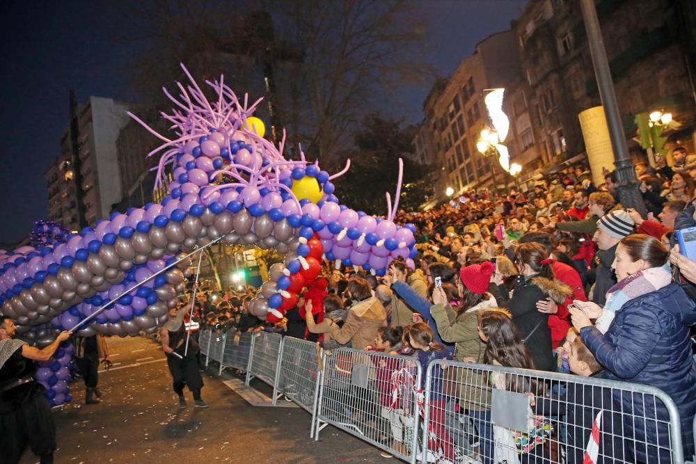 Las imágenes de la Cabalgata de Reyes de Vigo 2019