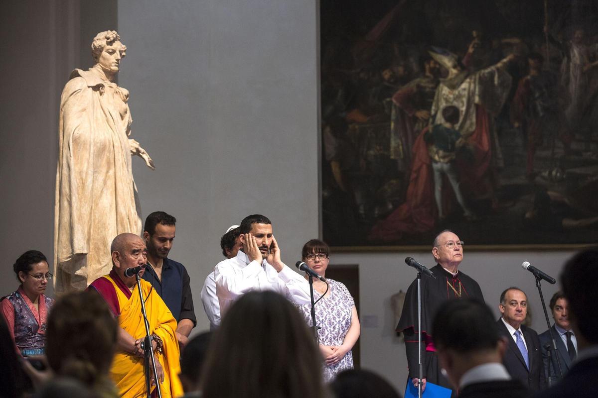 Encuentro de religiones en València en 2016.