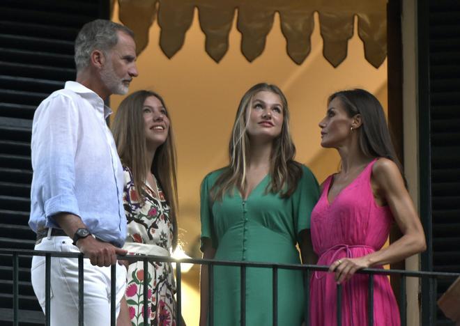 Posado familia real española en Mallorca