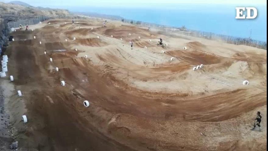 Circuito de motocross en La Chacona, Güímar