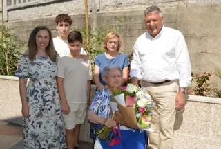 Rosa, una nueva centenaria en Sanxenxo