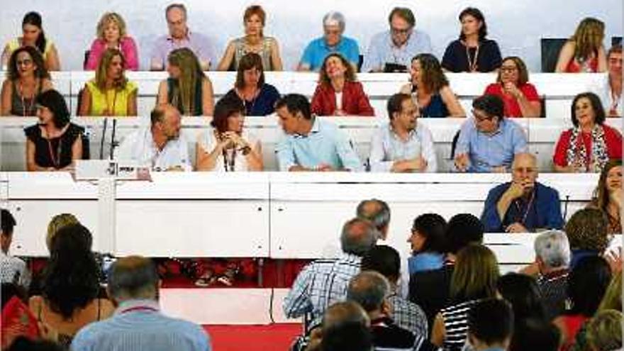 Vista general de la reunió del Comitè Federal del PSOE celebrada a la seu del partit.