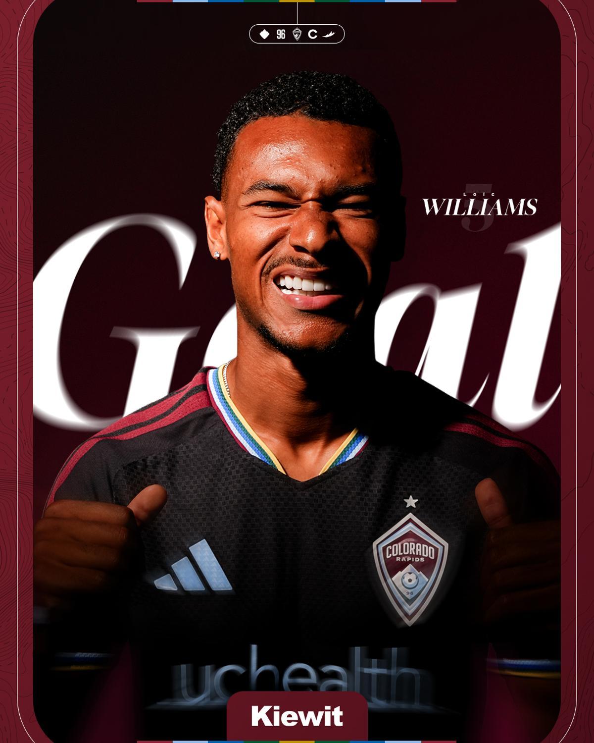 Loïc Williams marcó el gol de la victoria contra San Diego