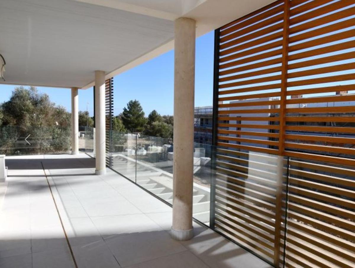 Terraza del apartamento en sa Ràpita