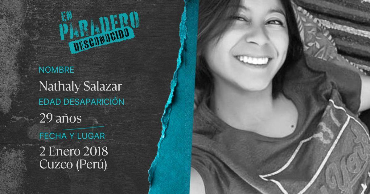Nathaly Salazar lleva siete años desaparecida