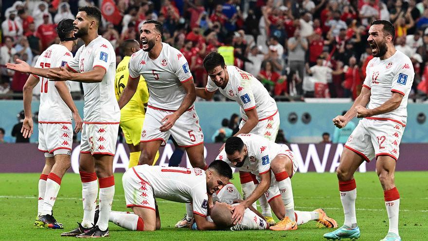 Tunísia- França | El gol de Khazri