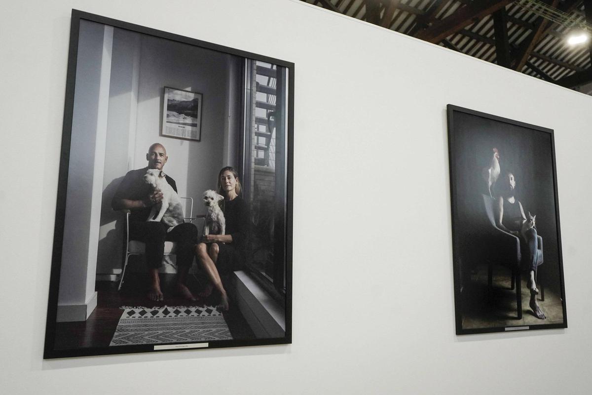 Algunes de les fotografies de "Retratos de familia"