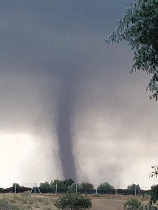 Un tornado atraviesa Campillos