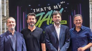 Posado en la rueda de prensa de ’That’s my jam: España’, le nuevo programa presentado por Arturo Valls.