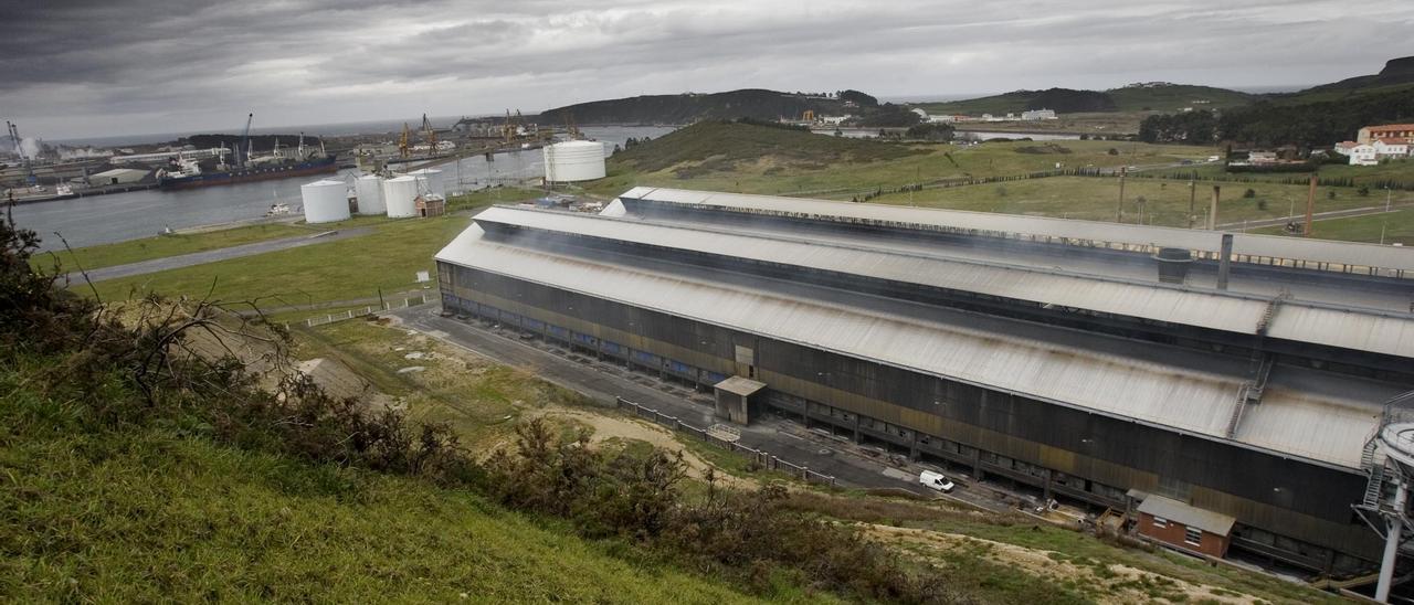 La fábrica de aluminio de Avilés.