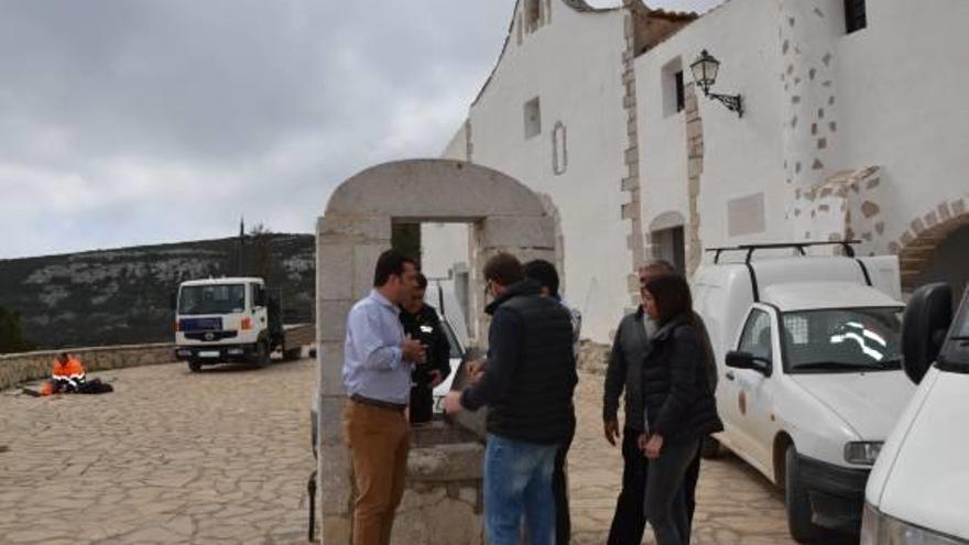 El entorno de la ermita de Sant Antoni de Peñíscola estará listo para la romería