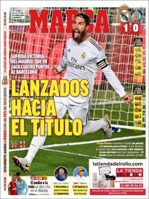 Portada MARCA viernes 3 julio 2020